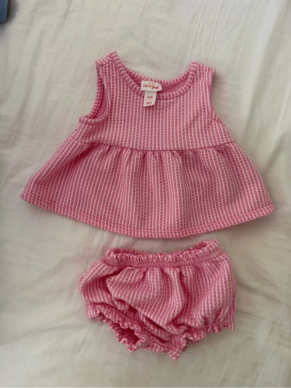 GAP Baby Pink & Pastel Rainbow Dress Set